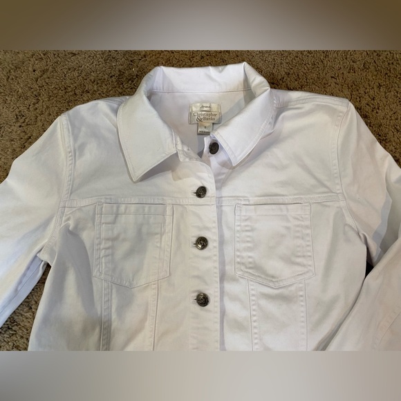 Christopher & Banks Jean Jacket Size Small - Picture 2 of 8
